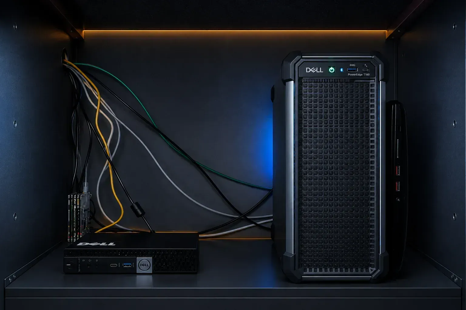 The physical server running Albgott — a Dell PowerEdge T160